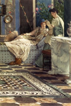  romantischer Kunst - Sir Lawrence von einem abwesenden romantischen Sir Lawrence Alma Tadema